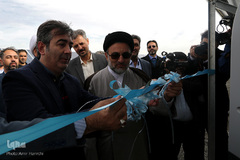 افتتاح نیروگاه برق خورشیدی شهید حججی