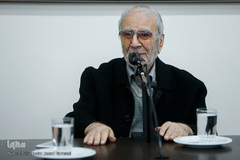 غلامحسین ابراهیمی دینانی در مراسم رونمایی از کتاب مکتب اجتهادی آخوند خراسانی