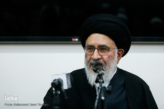 سید مصطفی محقق داماد در مراسم رونمایی از کتاب مکتب اجتهادی آخوند خراسانی