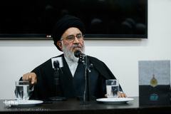 سید مصطفی محقق داماد در مراسم رونمایی از کتاب مکتب اجتهادی آخوند خراسانی