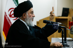 سید مصطفی محقق داماد در مراسم رونمایی از کتاب مکتب اجتهادی آخوند خراسانی