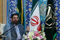 مرتضی طاهری در مراسم جشن میلاد حضرت رسول اکرم(ص) در حرم مطهر حضرت عبدالعظيم حسنی (ع)