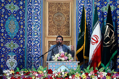 مرتضی طاهری در مراسم جشن میلاد حضرت رسول اکرم(ص) در حرم مطهر حضرت عبدالعظيم حسنی (ع)