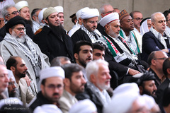دیدار مسئولان نظام و میهمانان کنفرانس وحدت اسلامى‌ با رهبر انقلاب