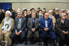 دیدار مسئولان نظام و میهمانان کنفرانس وحدت اسلامى‌ با رهبر انقلاب