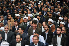 دیدار مسئولان نظام و میهمانان کنفرانس وحدت اسلامى‌ با رهبر انقلاب