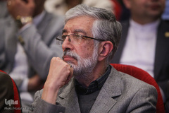 غلامعلی حداد عادل در مراسم نکوداشت سید علی موسوی گرمارودی