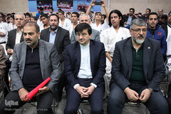 مراسم گلریزان جامعه ورزش کشور در حمایت از مردم مظلوم یمن