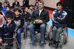 مراسم گلریزان جامعه ورزش کشور در حمایت از مردم مظلوم یمن