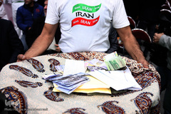 مراسم گلریزان جامعه ورزش کشور در حمایت از مردم مظلوم یمن