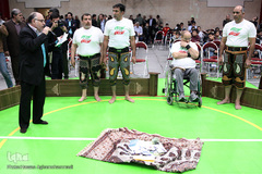 مراسم گلریزان جامعه ورزش کشور در حمایت از مردم مظلوم یمن