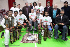 مراسم گلریزان جامعه ورزش کشور در حمایت از مردم مظلوم یمن