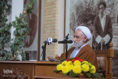 آیت‌الله رضا استادی در مراسم بزرگداشت شهید آیت‌الله مدرس