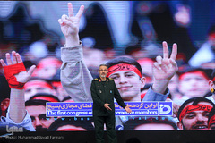 سردار غلام‌حسین غیب‌پرور در اولین گردهمایی ملی فعالان فضای مجازی بسیج