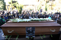 مراسم تشییع پیکر مرحوم ابوالفضل زرویی نصرآباد، شاعر و طنزپرداز