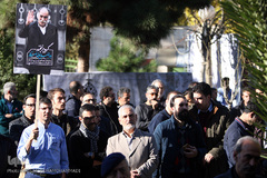 مراسم تشییع پیکر مرحوم ابوالفضل زرویی نصرآباد، شاعر و طنزپرداز