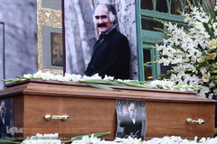 مراسم تشییع پیکر مرحوم ابوالفضل زرویی نصرآباد، شاعر و طنزپرداز