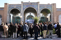 مراسم تشییع پیکر مرحوم ابوالفضل زرویی نصرآباد، شاعر و طنزپرداز