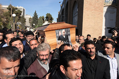 مراسم تشییع پیکر مرحوم ابوالفضل زرویی نصرآباد، شاعر و طنزپرداز