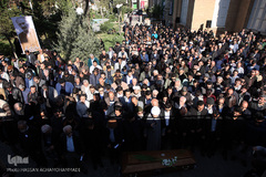 مراسم تشییع پیکر مرحوم ابوالفضل زرویی نصرآباد، شاعر و طنزپرداز