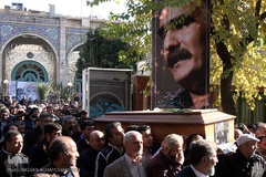 مراسم تشییع پیکر مرحوم ابوالفضل زرویی نصرآباد، شاعر و طنزپرداز