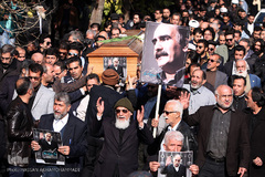 مراسم تشییع پیکر مرحوم ابوالفضل زرویی نصرآباد، شاعر و طنزپرداز