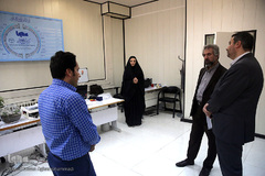 بازدید امیر خوراکیان، معاون محتوای مرکز ملی فضای مجازی از تحریریه بین الملل ایکنا