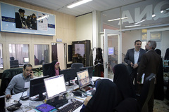 بازدید امیر خوراکیان، معاون محتوای مرکز ملی فضای مجازی از تحریریه ایکنا