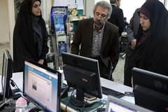 بازدید امیر خوراکیان، معاون محتوای مرکز ملی فضای مجازی از سرویس فعالیتهای قرآنی ایکنا