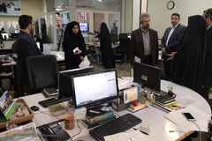 بازدید امیر خوراکیان، معاون محتوای مرکز ملی فضای مجازی از سرویس اجتماعی ایکنا