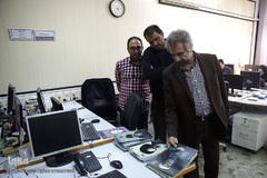 بازدید امیر خوراکیان، معاون محتوای مرکز ملی فضای مجازی از سرویس اندیشه ایکنا