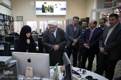 بازدید حجت‌الاسلام والمسلمین محسن عرفاتی، سرپرست شبکه قرآن‌و‌معارف سیما از ایکنا