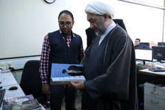 بازدید حجت‌الاسلام والمسلمین محسن عرفاتی، سرپرست شبکه قرآن‌و‌معارف سیما از ایکنا