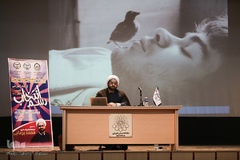 حجت الاسلام والمسلمین محمد برمایی در کارگاه آموزشی رسم انتخاب