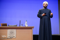 حجت الاسلام والمسلمین محمد برمایی در کارگاه آموزشی رسم انتخاب