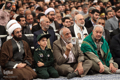 دیدار جمعی از خانواده‌های شهدای دفاع مقدس و مدافع حرم با حضرت آیت‌الله العظمی خامنه‌ای، رهبر معظم انقلاب