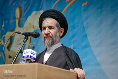 حجت الاسلام والمسلمین سید محمدحسن ابوترابی‌فرد در هشتمین آیین اعطای تندیس ملی فداکاری دانشجویان ایران