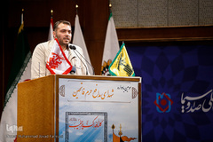 سیدمحمود هاشمی، فرمانده فاتحین در سومین یادواره شهدای مدافع حرم فاتحین