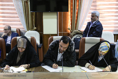 نشست خبری علی‌رضا رشیدیان، رییس جدید سازمان حج و زیارت با اصحاب رسانه