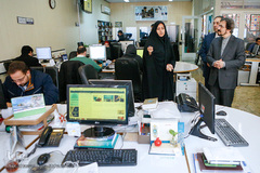 بازدید بهرام قاسمی سخنگوی وزارت خارجه از ایکنا