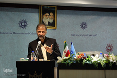 حسین کلباسی اشتری در سمینار «بازخوانی روایت قاسم پورحسن از فلسفه فارابی»