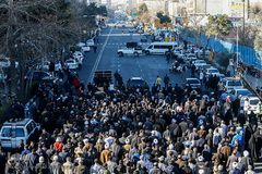 تشییع پیکر آیت الله هاشمی شاهرودی