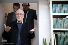 مراسم تولد غلامحسین ابراهیمی‌دینانی