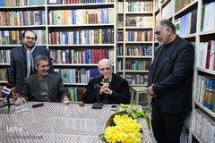 مراسم تولد غلامحسین ابراهیمی‌دینانی