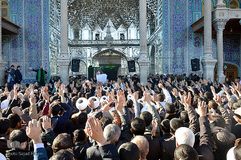تشییع آیت الله شاهرودی در قم