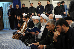 مراسم بزرگداشت آیت‌الله هاشمی شاهرودی در حسینیه امام خمینی(ره)
