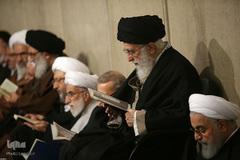 مراسم بزرگداشت آیت‌الله هاشمی شاهرودی در حسینیه امام خمینی(ره)