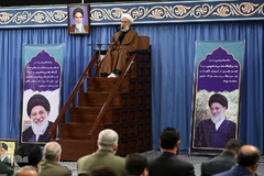 مراسم بزرگداشت آیت‌الله هاشمی شاهرودی در حسینیه امام خمینی(ره)