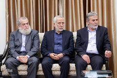 دیدار دبیرکل جنبش جهاد اسلامی فلسطین با رهبر انقلاب