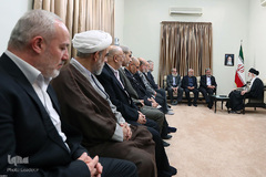 دیدار دبیرکل جنبش جهاد اسلامی فلسطین با رهبر انقلاب
